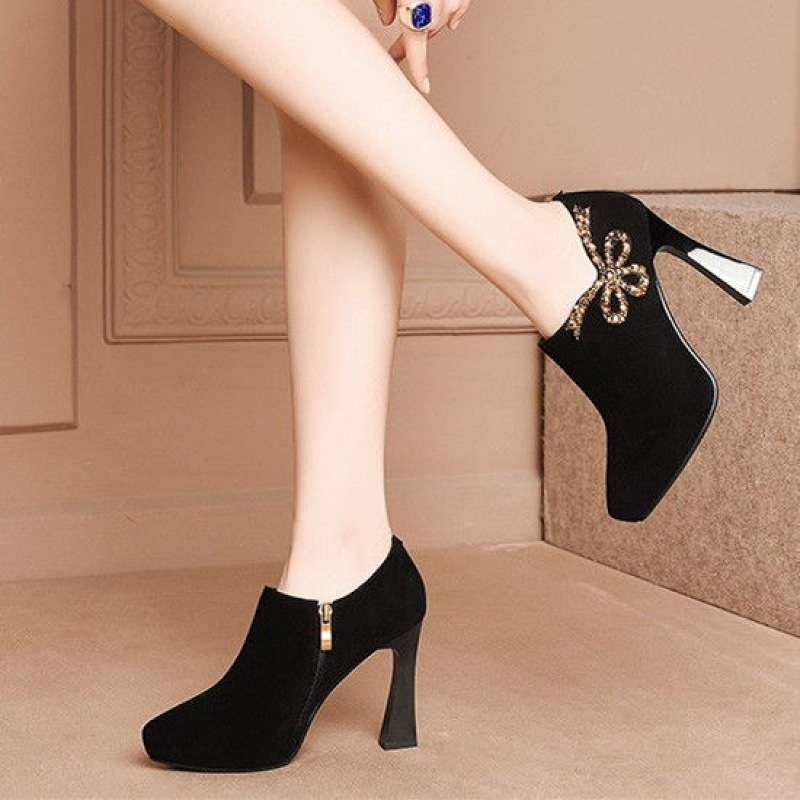 Womens Sanzi Heeled Booties  |  Pumps And Heels Pumps And Heels Pumps And Heels